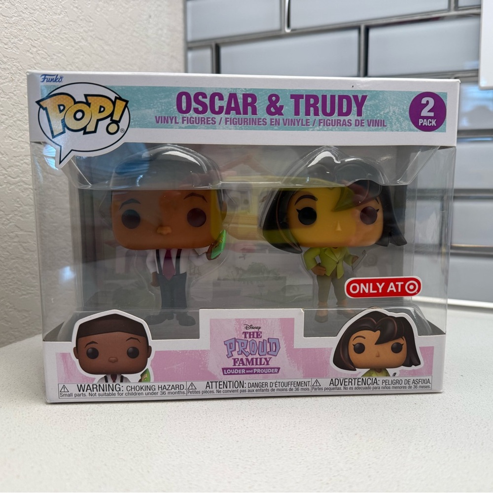 Funko Pop Disney The Proud Family Oscar & Trudy Vinyl Figurines 2-pack - Picture 3 of 10